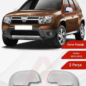 Dacia Duster Suv Ayna Kapağı 2 Parça 2010-2012 Krom Paslanmaz Çelik