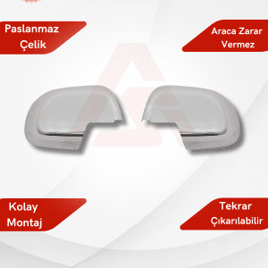 Dacia Duster Suv Ayna Kapağı 2 Parça 2010-2012 Krom Paslanmaz Çelik