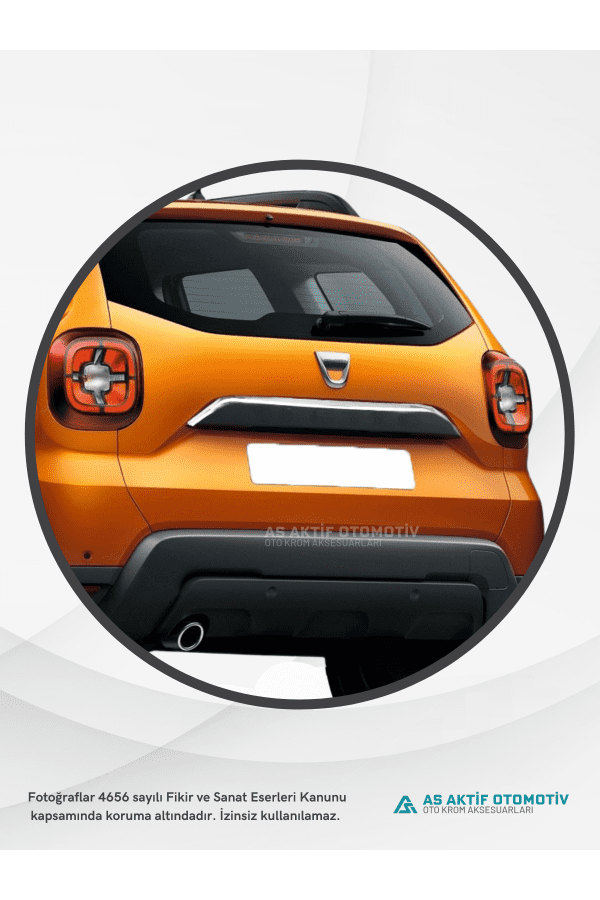 Dacia Duster Suv Bagaj Çıtası 2018 ve Üzeri Krom Paslanmaz Çelik