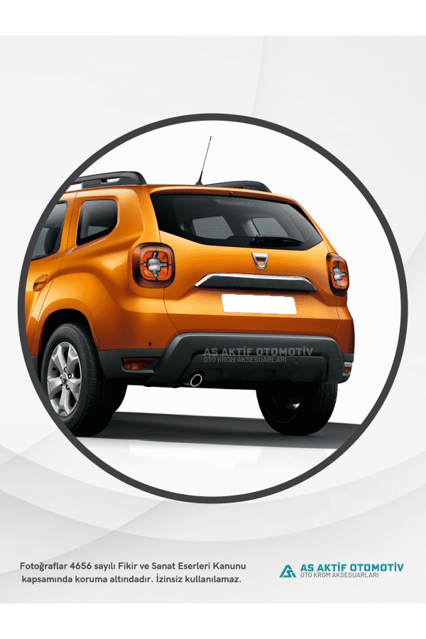 Dacia Duster Suv Bagaj İç Eşiği 2 Parça 2018 ve Üzeri Krom Paslanmaz Çelik