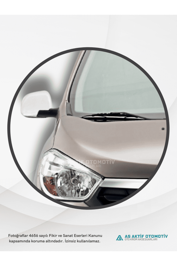 Dacia Lodgy Mpv Ayna Kapağı 2 Parça 2013 ve Üzeri Krom Paslanmaz Çelik