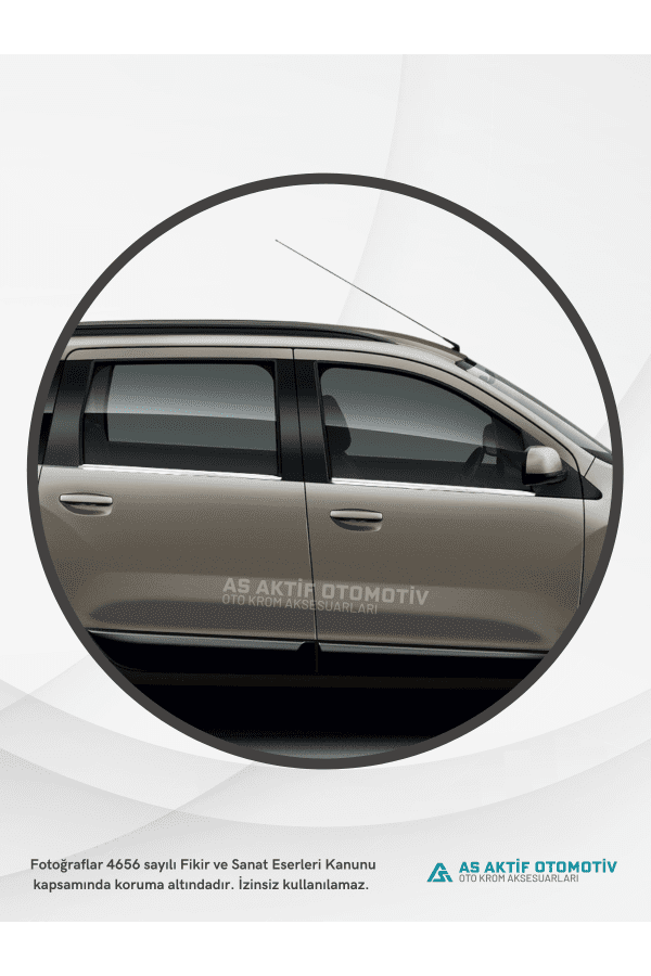 Dacia Lodgy Mpv Cam Çıtası 4 Parça 2013 ve Üzeri Krom Paslanmaz Çelik