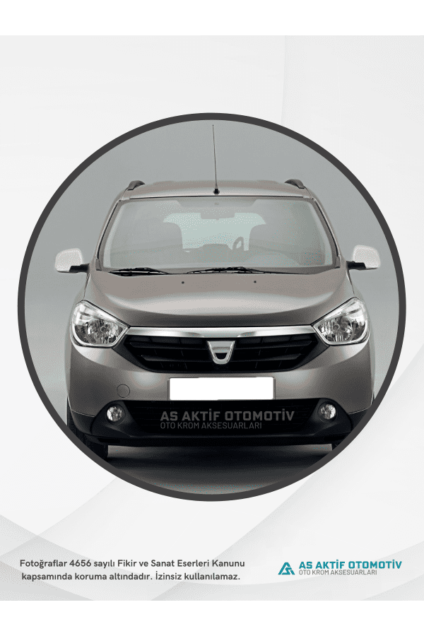 Dacia Lodgy Lav Kapı Eşiği 4 Parça 2013 ve Üzeri Krom Paslanmaz Çelik