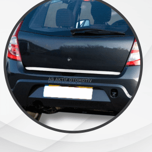 Dacia Sandero – 1 HB 5D Bagaj Alt Çıtası 2008-2012 Krom Paslanmaz Çelik