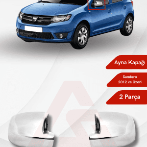 Dacia Sandero – 2 HB 5D Ayna Kapağı 2 Parça 2012 ve Üzeri Abs Krom