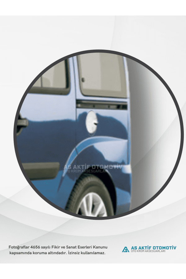 Fiat Doblo I Panel Van/Lav Depo Kapağı 2000 ve Üzeri Krom Paslanmaz Çelik