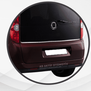 Fiat Doblo-2 Panel Van/Lav Bagaj Cam Alt Çıtası 2010-2014 Krom Paslanmaz Çelik