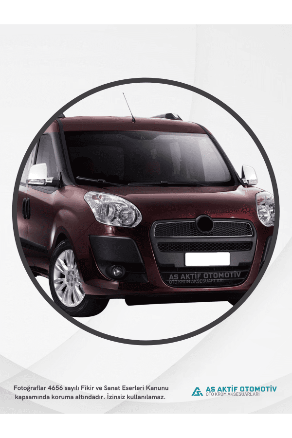 Fiat Doblo-2 Panel Van/Lav İç Kapı Eşiği 4 Parça 2010 ve Üzeri Krom Paslanmaz Çelik