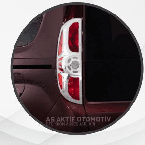 Fiat Doblo-2 Panel Van/Lav Stop Çerçevesi 2 Parça 2010-2014 Abs Krom