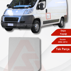 Fiat Ducato Van Depo Kapağı 2006-2014 Krom Paslanmaz Çelik