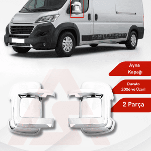 Fiat Ducato Van Ayna Kapağı 2 Parça 2006 ve Üzeri Abs Krom