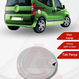 Fiat Fiorino Mini Van/Mpv Depo Kapağı 2007 ve Üzeri Krom Paslanmaz Çelik