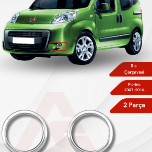 Fiat Fiorino Mini Van/Mpv Sis Çerçevesi 2 Parça 2007-2016 Krom Paslanmaz Çelik