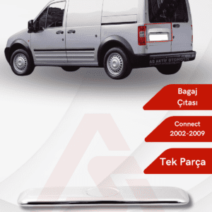 Ford Connect Panel Van/Lav Bagaj Çıtası (Arma Yerli) 2002-2009 Krom Paslanmaz Çelik