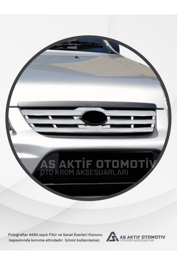 Ford Connect Panel Van/Lav Ön Panjur (Alt Tek Parça) 2009-2014 Krom Paslanmaz Çelik