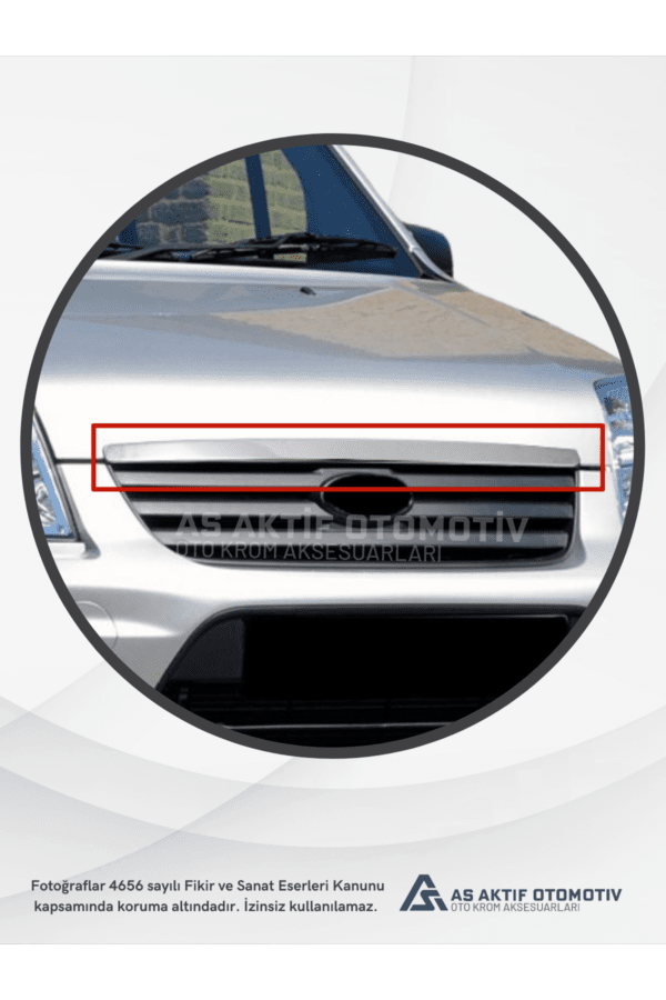 Ford Connect Panel Van/Lav Kaput Çıtası 2009-2014 Krom Paslanmaz Çelik