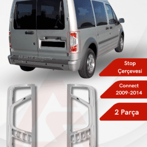 Ford Connect Panel Van/Lav Stop Çerçevesi 2 Parça 2009-2014 Abs Krom