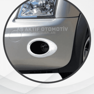 Ford Connect Panel Van/Lav Sis Farı Çerçevesi 2 Parça 2009-2014 Abs Krom