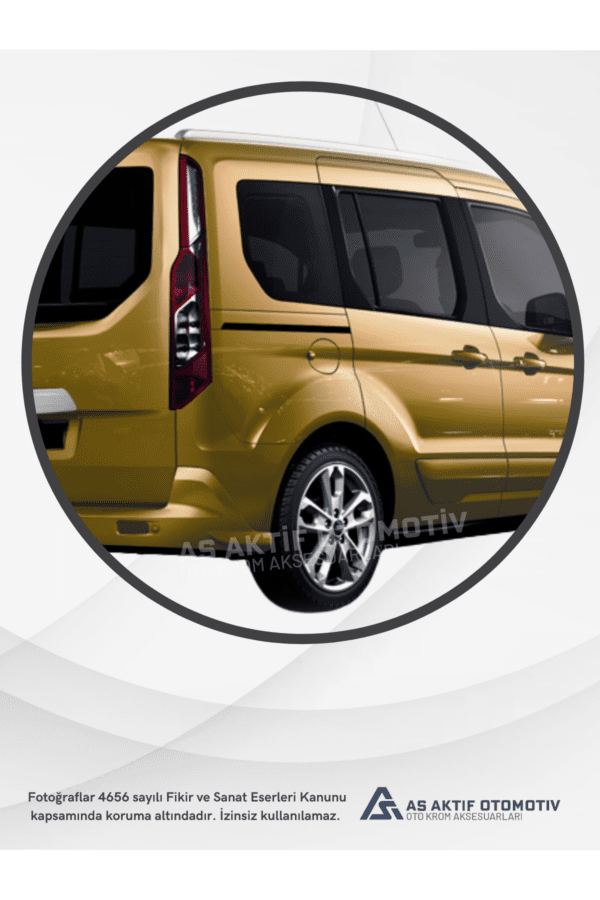 Ford Connect Panel Van/Lav Bagaj Çıtası 2014 ve Üzeri Krom Paslanmaz Çelik