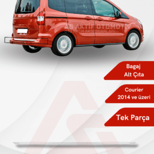 Ford Courier Van Bagaj Alt Çıtası 2014 ve Üzeri Krom Paslanmaz Çelik