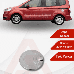 Ford Courier Van Depo Kapağı 2014 ve Üzeri Krom Paslanmaz Çelik