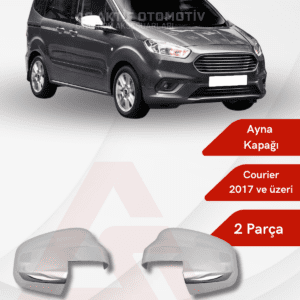 Ford Courier Van Ayna Kapağı 2 Parça 2017 ve Üzeri Abs Krom