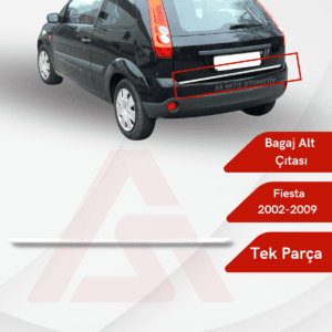 Ford Fiesta 5 HB 5D/3D Bagaj Alt Çıtası 2002-2009 Krom Paslanmaz Çelik