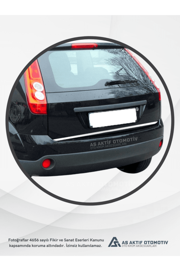 Ford Fiesta 5 HB 5D/3D Bagaj Alt Çıtası 2002-2009 Krom Paslanmaz Çelik