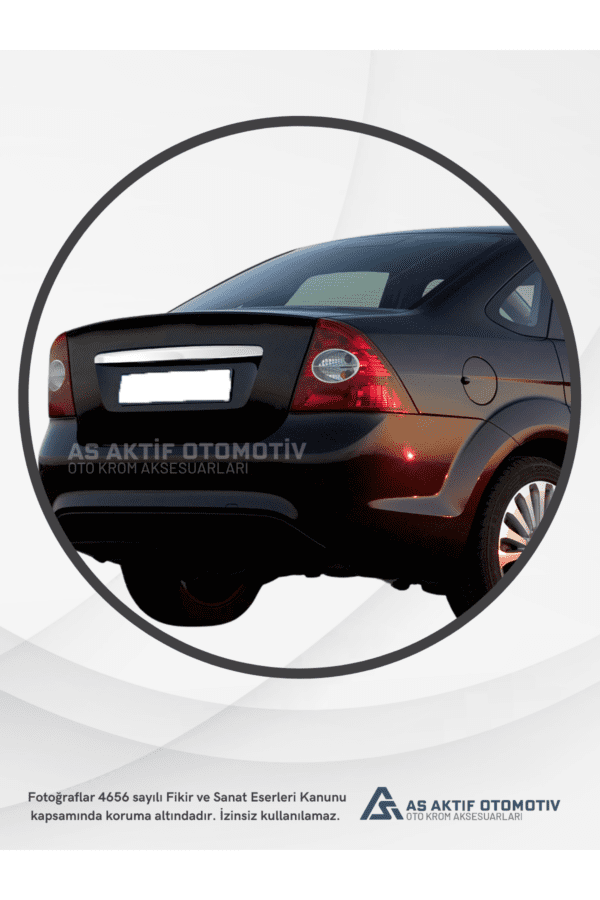 Ford Focus 2SD Bagaj Çıtası 2005-2011 Krom Paslanmaz Çelik