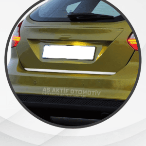 Ford Focus 3 HB 5D Bagaj Alt Çıtası 2011-2014 Krom Paslanmaz Çelik