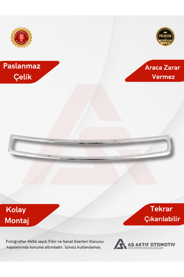 Ford Transit Van Havalandırma Çerçevesi 2003-2013 Krom Paslanmaz Çelik