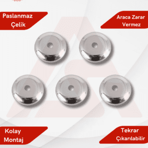 Ford Transit Van Kilit Açma 5 Parça 2003-2013 Krom Paslanmaz Çelik