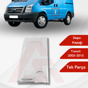 Ford Transit Van Depo Kapağı 2003-2013 Krom Paslanmaz Çelik