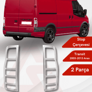 Ford Transit Van Stop Çerçevesi 2 Parça 2003-2013 Krom Paslanmaz Çelik