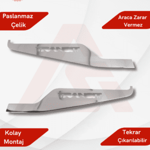 Ford Transit Van Cam Çıtası 2 Parça 2003-2013 Krom Paslanmaz Çelik