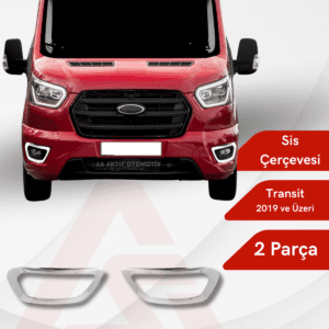 Ford Transit Van Sis Çerçevesi 2 Parça 2019 ve Üzeri Krom Paslanmaz Çelik