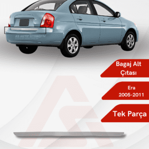 Hyundai Era SD Bagaj Alt Çıtası 2005-2011 Krom Paslanmaz Çelik