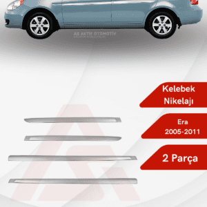 Hyundai Era SD Yan Kapı Çıtası 4 Parça 2005-2011 Krom Paslanmaz Çelik