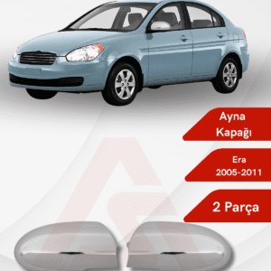 Hyundai Era SD Ayna Kapağı 2 Parça 2005-2011 Abs Krom