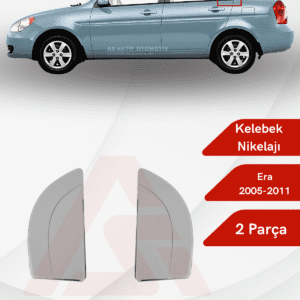 Hyundai Era SD Kelebek Cam Yeri 2 Parça 2005-2011 Krom Paslanmaz Çelik