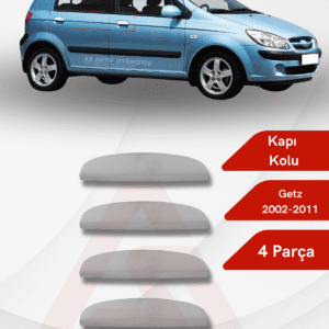 Hyundai Getz HB 5D Kapı Kolu 4 Parça 2002-2011 Krom Paslanmaz Çelik