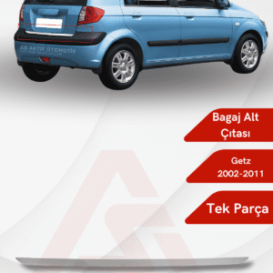 Hyundai Getz HB 5D Bagaj Alt Çıtası 2002-2011 Krom Paslanmaz Çelik