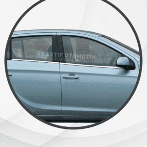 Hyundai İ20 HB 5D Cam Çıtası  4 Parça 2008-2012 Krom Paslanmaz Çelik