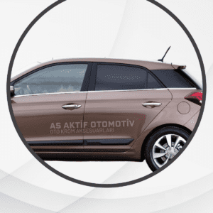 Hyundai İ20 HB 5D Cam Çıtası 6 Parça 2014 ve Üzeri Krom Paslanmaz Çelik