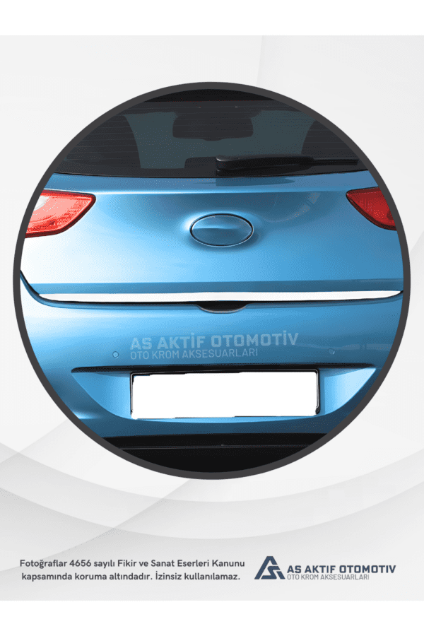 Hyundai İ30 HB 5D Bagaj Alt Çıtası 2012 ve Üzeri Krom Paslanmaz Çelik