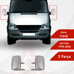 Mercedes Sprinter Van Ayna Kapağı 2 Parça 1998-2006 Abs Krom