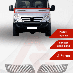 Mercedes Sprinter Van Kaput Izgarası 2 Parça 2006 ve Üzeri Abs Krom