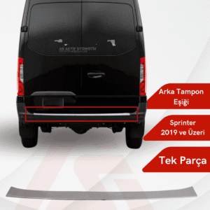 Mercedes Sprinter Van Arka Tampon Eşiği 2019 ve Üzeri Krom Paslanmaz Çelik