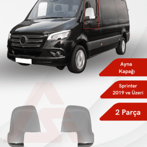 Mercedes Sprinter Van Ayna Kapağı 2 Parça 2019 ve Üzeri Abs Krom