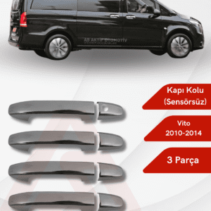 Mercedes Vito W447 Van Kapı Kolu  4 Parça 2014 ve Üzeri Krom Paslanmaz Çelik